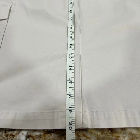 PRICE DROP!!  Talbots  Skirt with CARGO POCKETS Tan 12P - Gently LOVED - EUC - Picture 10 of 12